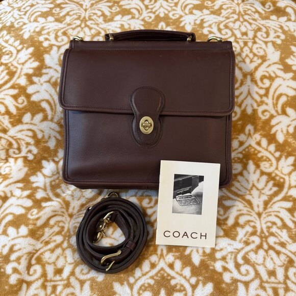 Coach Handbags - 1990's Vintage Coach Willis Bag, Style P-9927, Mahogany